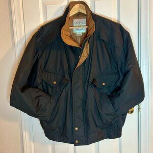 Men's Winter Coat - Black & Brown